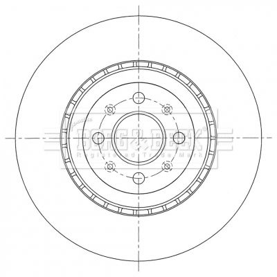 BORG & BECK Piduriketas BBD5407